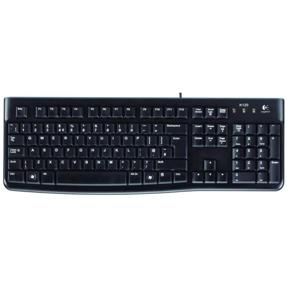 Clavier LOGITECH Filaire USB Noir