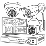 Caméra De Surveillance Et DVR